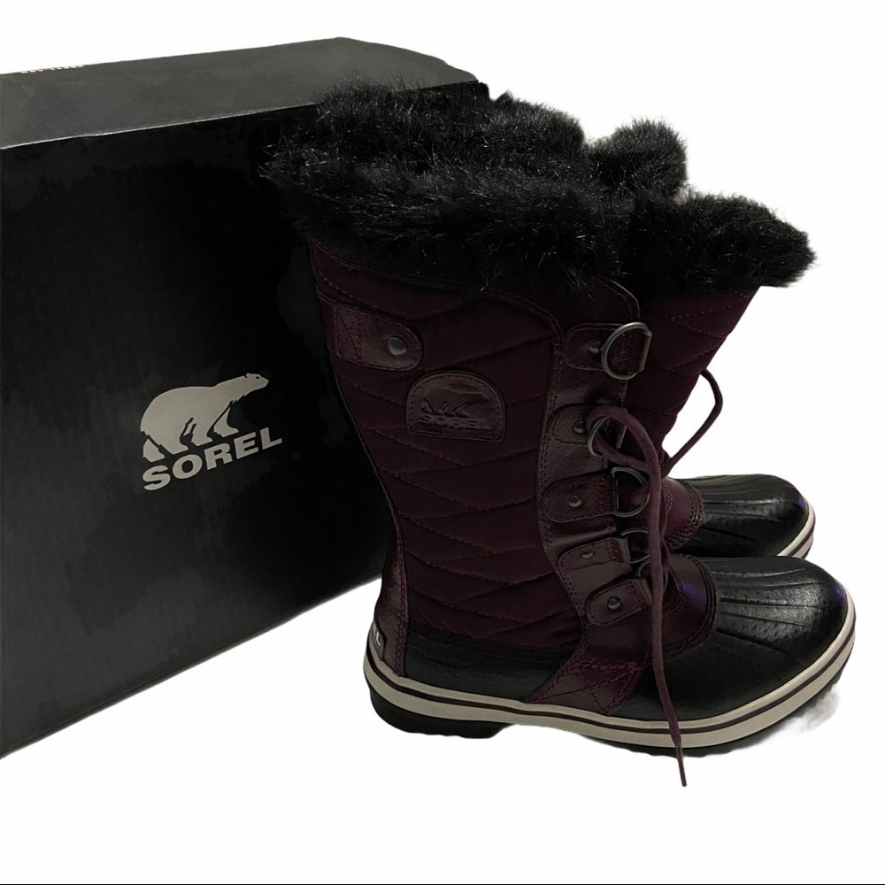 NIB Sorel Tofino II Waterproof Boot Epic Plum Sz 6